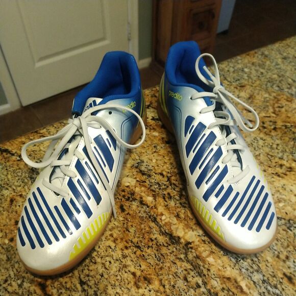 Adidas RARE Predito LZ in Men's Shoes Size 11 G64952 White Blue Indoor Soccer - Picture 2 of 12